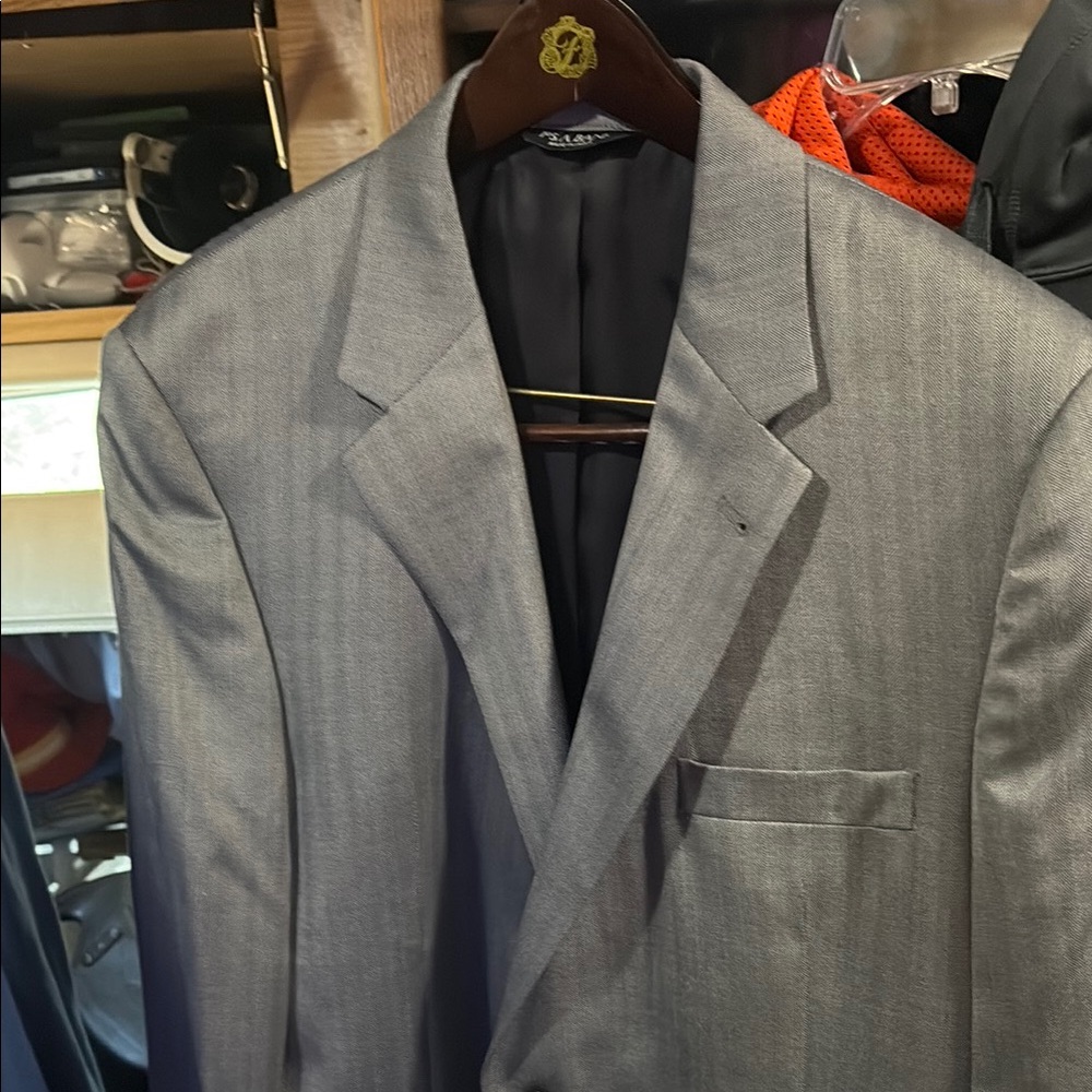 Jos. A. Bank Gray Blazer with Classic Notched Lapel